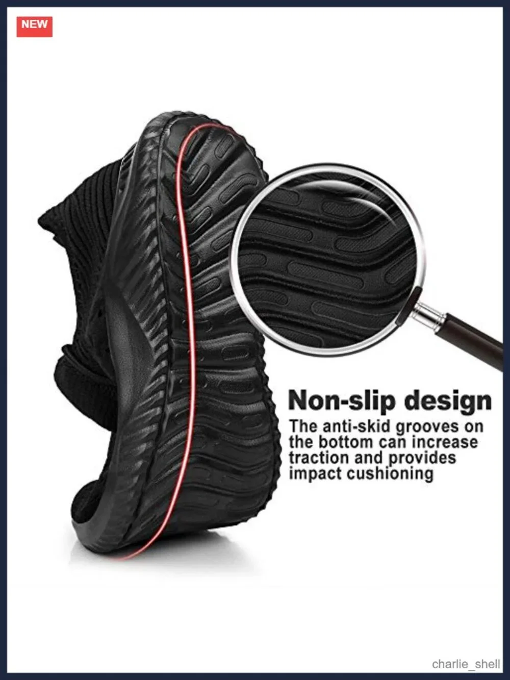 Feethit Mens Slip On Walking Shoes Breathable Lightweight Athletic Sneakers